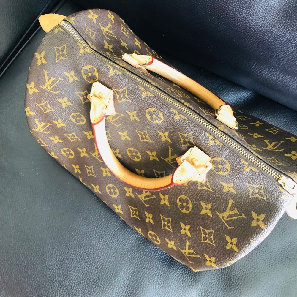 The Speedy is an iconic Louis Vuitton design.